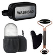 Optional 1Pc, 3Pcs Ice Face Roller & Gua Sha Tool Set, Portable Facial Massage Skin Care Accessory