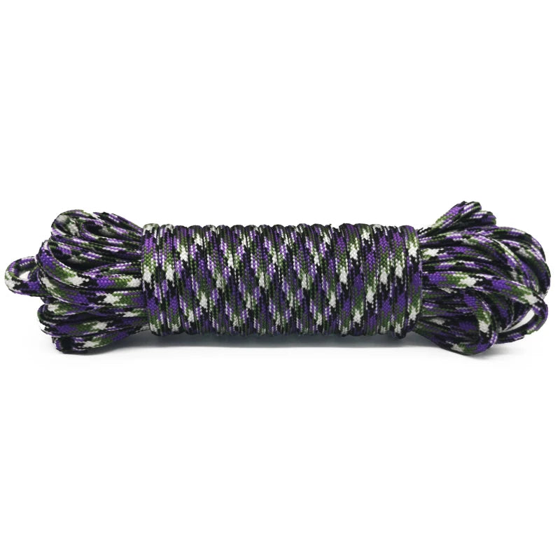550 Paracord Rope 4mm 7-Core Survival Cord 5m/15m/30m Outdoor Camping Hiking Utility Rope