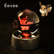 3D Pokémon Crystal Ball 5cm with Multicolor LED Base