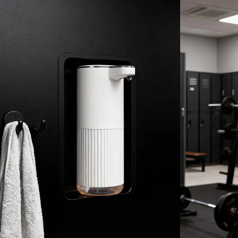 350ML Automatic Soap Dispenser – Touchless Foam & Gel Dispenser with 4-Level Wall-Mount Design