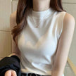 Sleeveless Ribbed Knit Tops for Women