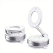 2PCS 360° Rotating Magnetic Vacuum Suction Cup Car Phone Holder – Adjustable Phone Mount Stand for iPhone & Android