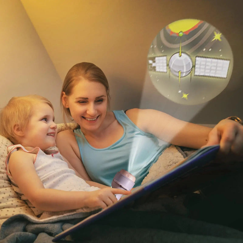 Kids Flashlight Projector 120 Patterns Projector Toys for Kids Preschool Learning Cartoon Torch Light Projection Flashlight