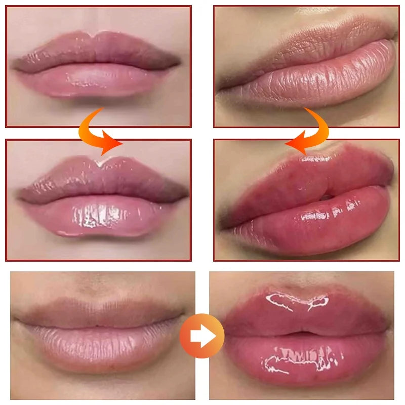 Fast Plumping Lip Balm – Moisturizing Gloss Oil Lip Plumper for Soft Fuller-Looking Lips & Daily Care