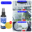 Water Repellent Spray Anti Rain Coating for Car Glass Hydrophobic Windshield & Mirror Polish Kit