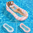 1 Piece Swimming Pool Floating Boat for Adults, Oversized Inflatable Swimming Pool Floating Lounge Chair Rafting Floating Board Suitable for Adult Swimming Pool Lake Beach Party