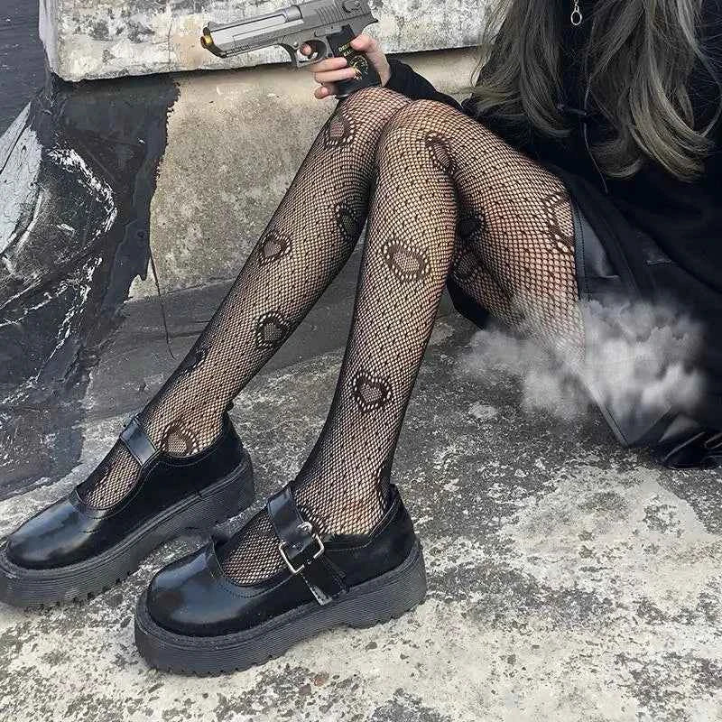 Lace Tights Hosiery | Soft, Stretchable, Floral Design