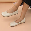 Women’s Split-Toe Ballet Flats with Slip-On Design & Smooth Upper Finish