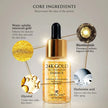 ARTISCARE 24K Gold Serum Set 3PCS – Hydrating Face Essence, Golden Repair Eye Cream & Anti-Wrinkle Skin Care Kit