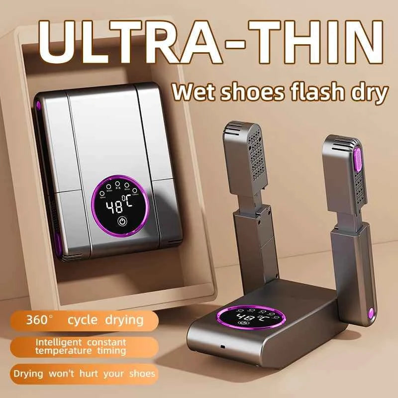 Electric Shoe Dryer Intelligent 220V Ultraviolet Deodorization & Sterilization Home Foldable Fast Heating Shoe Drying Machine