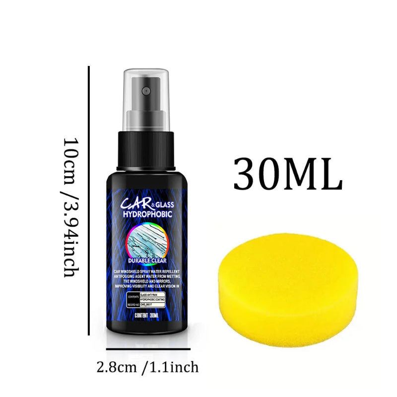 Water Repellent Spray Anti Rain Coating for Car Glass Hydrophobic Windshield Mirror Auto Polish Kit