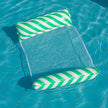 Floating Pool Lounge with Mesh Center – Inflatable Swim Chair for Adults & Kids