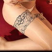 Sexy Camellia Lace Aurora Long Stockings Women Sexy Ultra-Thin Glossy Silky Reflective Silky Over-the-Knee Thigh Stockings