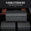 Car Trunk Organizer Box Large Capacity Folding Leather Storage Bag
