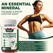 Magnesium Glycinate 600mg Per Serving with Black Pepper, Vitamin D3 & B6 – Muscle, Joint, Nerve & Nighttime Relaxation Support