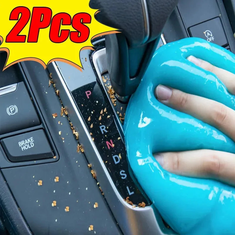Car Cleaning Gel – Reusable Magic Dust Remover Slime for Auto Interior, Keyboard & Detailing Cleaning