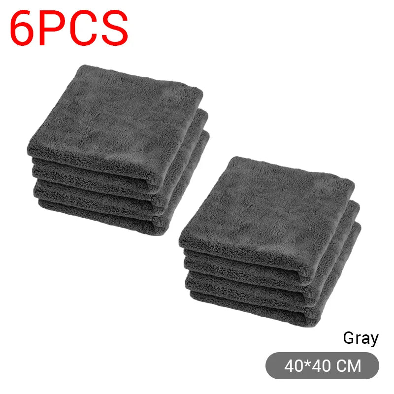 SEAMETAL 600GSM Microfiber Car Cleaning Towels 40×40cm