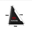2Pcs Silicone Car Door Corner Protector Sticker for Toyota CH-R Corolla RAV4 Prius Yaris Anti-Collision Guard Cover
