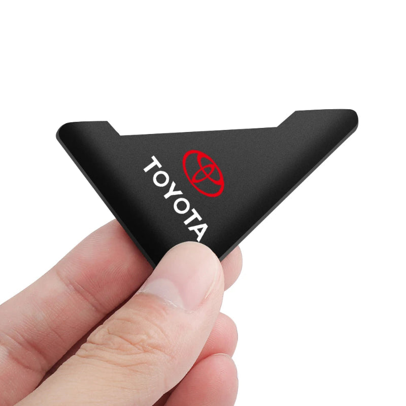 2Pcs Silicone Car Door Corner Protector Sticker for Toyota CH-R Corolla RAV4 Prius Yaris Anti-Collision Guard Cover