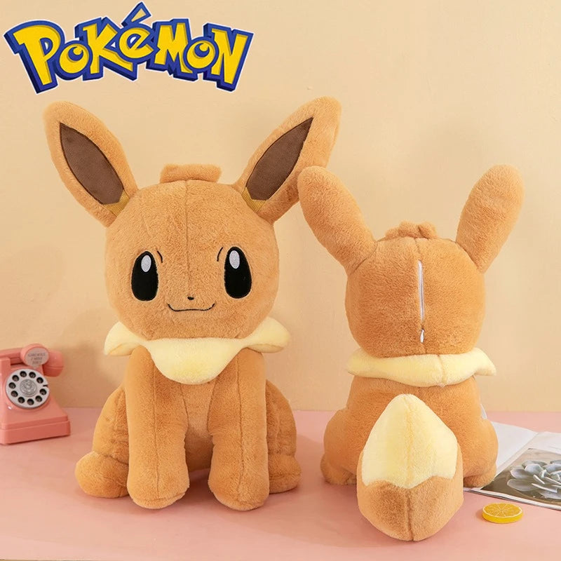 Pokémon Eevee Plush Pillow – Soft Stuffed Toy, 45/55/75 cm