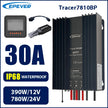 EPEVER 30A MPPT Solar Charge Controller 12V/24V Waterproof IP68 Tracer7810BP Solar Regulator