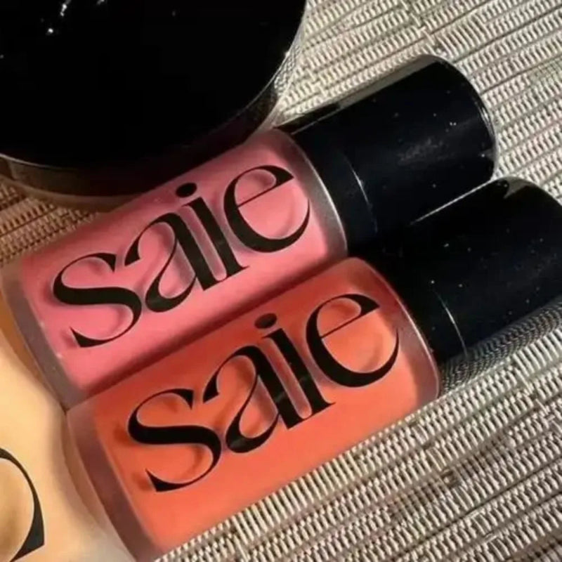 Saie Liquid Blush Highlighter – Illuminating Facial Makeup with Soft Shimmer Finish