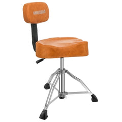 5Core Drum Throne Padded Guitar Stool Backrest Drummer Seat for Adults