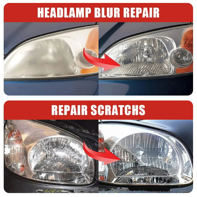 Car Headlight Restoration Polishing Kit Scratch & Oxidation Remover