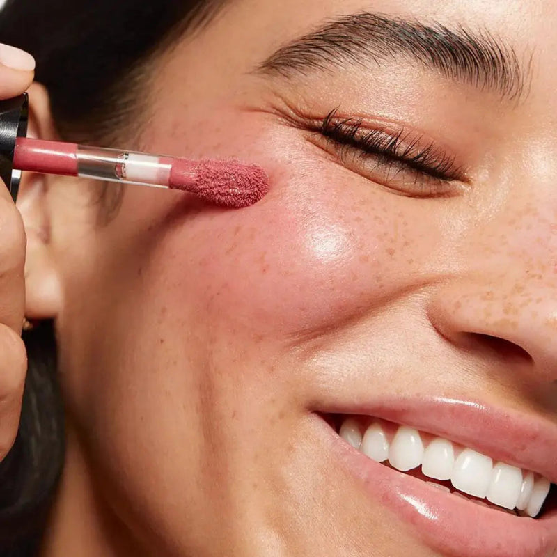 Saie Liquid Blush Highlighter – Illuminating Facial Makeup with Soft Shimmer Finish