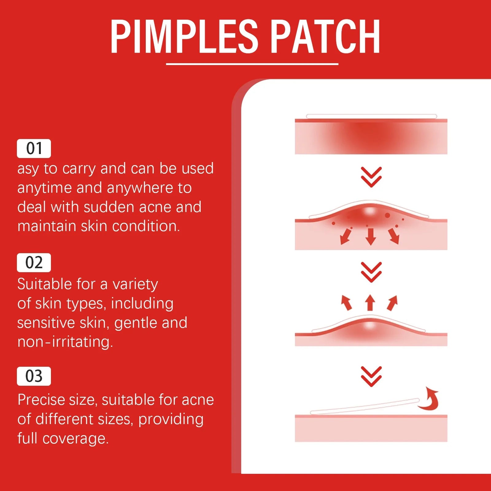 240-Piece Heart & Star Pimple Patches – Acne Dots for Blemish Coverage