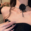 Floral Choker Necklace with Pearl Chain – Elegant and Stylish Women’s Accessory