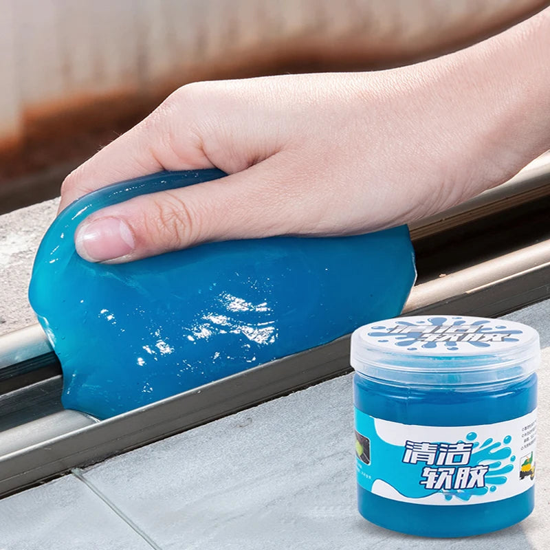 Car Air Vent Cleaning Gel – Reusable Dashboard Dust Remover Gel for Keyboard, Laptop & Interior Cleaning