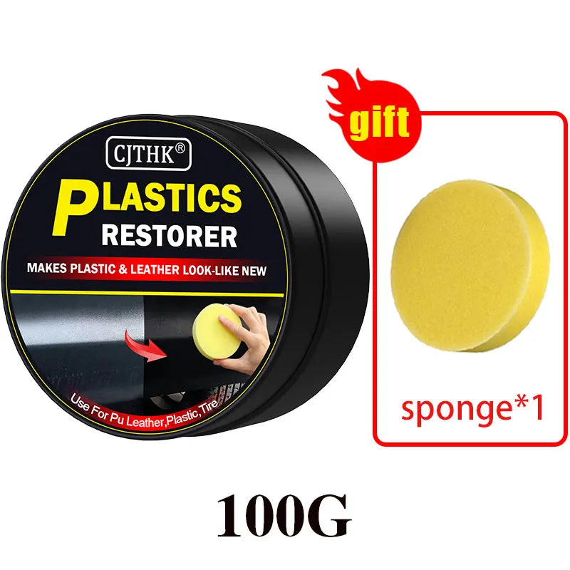 Car Plastic Restorer Auto Interior Panel Renewal Wax Polish Cream