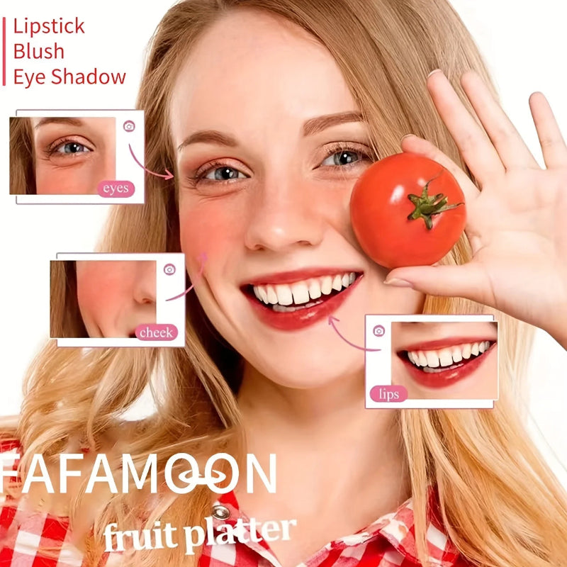 Fruity Lip Tint Water Gloss – Moisturizing Waterproof Liquid Lipstick with High Pigment Long-Lasting Color