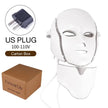 7 Color LED Face & Neck Beauty Mask – Photon Red Light Therapy Facial Skin Care Mask for Rejuvenation