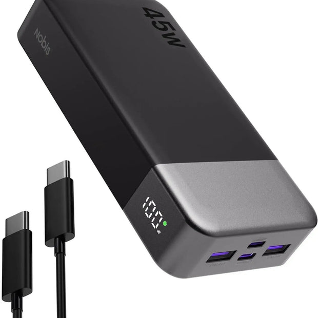 Nobis Fast Charging Power Bank 45W for Quick and Efficient Charging