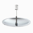 Portable Reflective Solar Fire Starter with Adjustable Spring Tinder Holder for Outdoor Camping