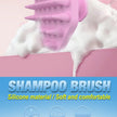 Shampoo Brush Silicone Scalp Massager – Soft Hair Washing Brush for Deep Cleaning