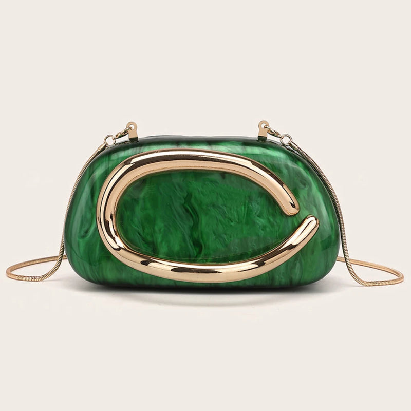 Women’s Transparent Oval Crossbody Bag
