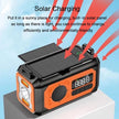 STONEGO 12000mAh Solar Hand Crank Emergency Radio – Dual Solar Panels, AM/FM NOAA & Reading Light