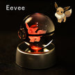 Potdemiel 3D Pokémon Crystal Ball 5cm with LED Lamp Base