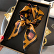 Women’s Printed Square Hair Scarf for Neck and Bag Styling