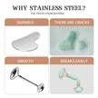 Stainless Steel Facial Roller Gua Sha Facial Tools Set Face Body Lymphatic Drainage Ice Face Roller Facial Skincare Ice Roller