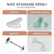 Facial Gua Sha Roller Set with Stainless Steel Massage Tool and Ice Face Roller Beauty Kit