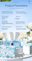 Manhua Household Tissue Paper 20 Packs Bulk 400 Sheets Each Thickened Soft Disposable Napkins for Home Daily Cleaning Face Towel