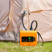 WESTTUNE Rechargeable Portable Electric Air Pump with Inflation, Deflation, LED Display and Nozzle Set