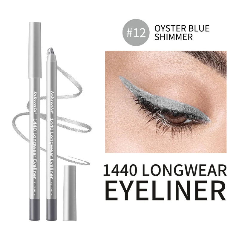 12 Colors Eyeliner Pencil – Long-Lasting Waterproof Smudge-Proof Smokey Eye Makeup