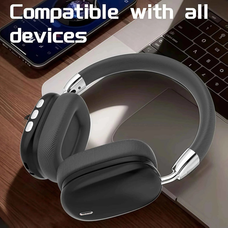 Fashion Bluetooth Headphones Wireless Over-Ear Headsets with Microphone Volume Control for Sports And Running Headset Game