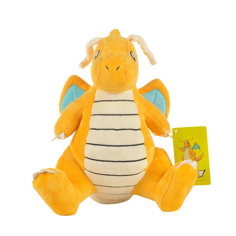 Dragonite Plush Toy - Soft Stuffed Doll & Throw Pillow