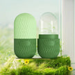 Silicone Cube Tray Shape Facial Ice Roller Reusable Face Massage Roller Skin Care Tool